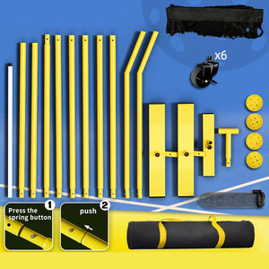 Nhà Máy Bán Hàng Trực Tiếp Chuyên Nghiệp Nhiệm Vụ Nặng Nề Tùy Chỉnh Xách Tay Dưa Bóng <span class=keywords><strong>Pickleball</strong></span> <span class=keywords><strong>Net</strong></span> Set Với Bánh Xe - Product Image 6