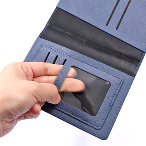 Porta Passaporto in Pelle PU Impermeabile dal Design Classico e Semplice, Prezzo all'Ingrosso, per Donne e Uomini - Product Image 5