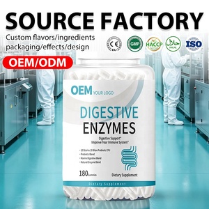 Tabletas de Enzimas Digestivas Probióticas OEM al por Mayor, Suplemento para la Salud Intestinal, Fórmula y Empaque Personalizados, Suministro Estable - Product Image 1