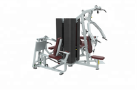Équipement de fitness commercial, 4 stations multifonctions, équipement de musculation, machine d'entraînement de force DFT-1306