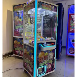 Kleiner Klauen automat Vergnügung spiel automat Münz betriebener australischer Arcade-Klauen automat mit Geldschein prüfer