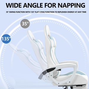 E-Sports Ergonomic <strong>Chair</strong> Modern Adjustable Height Comfortable Home/Office Sedentary Seat Boys Girls Leather PU Iron Material - Product Image 3