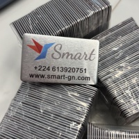 Placa de Identificación Metálica en Blanco, Aluminio Cepillado/Acero Inoxidable/Latón, Etiquetas Autoadhesivas Personalizadas