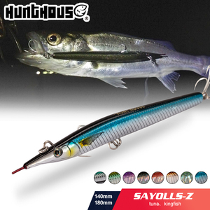 Esca Artificiale Affondante Tipo Pencil 140mm 180mm per <span class=keywords><strong>Pesca</strong></span> in Acqua Salata, Lancio Lungo, per Trota di Mare, Tonno, <span class=keywords><strong>Spigola</strong></span>, <span class=keywords><strong>Pesca</strong></span> dalla <span class=keywords><strong>Riva</strong></span> - Product Image 1