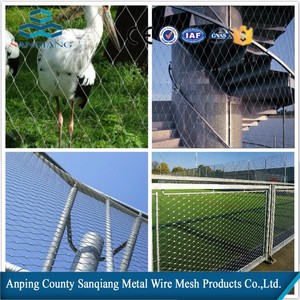 Linh hoạt SS304 dây thép không gỉ Dây lưới được sử dụng trong vườn thú hàng rào chim hàng rào - Product Image 6