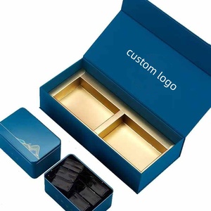 Caja de Regalo de Cartón Rígido con Forma de <span class=keywords><strong>Libro</strong></span>, Cierre Magnético Rectangular, Reciclada, de Lujo <span class=keywords><strong>y</strong></span> Personalizada, para Té <span class=keywords><strong>y</strong></span> Café, con Bolsas de Transporte - Product Image 1