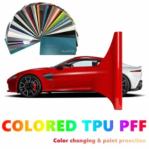 TPU PPF de carbono fosco autocurativo filme de proteção para pintura colorida de instalação úmida