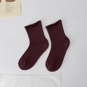 BOHOPANNA Chaussettes Basiques Rosewood 0-1 an pour Bébé en Coton Doux, Respirantes, Légères, Confortables, Certifiées SNI, Usage Quotidien - Product Image 3