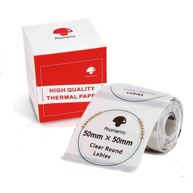 phomemo M110 M200 Self-adhesive Price Label Printing Paper Jewelry Clothing Tag Paper Three Anti-thermal Label Paper