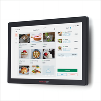 Moniteur d'écran tactile mural capacitif LED/LCD de 21.5 pouces