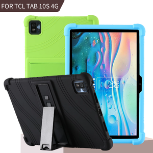 Funda de cuero PU para tableta con soporte con carcasa protectora de silicona suave para tabletas TCL <span class=keywords><strong>TAB</strong></span> <span class=keywords><strong>10s</strong></span> 9080G 2021 <span class=keywords><strong>Tab</strong></span> 10 de 10,1 pulgadas - Product Image 1