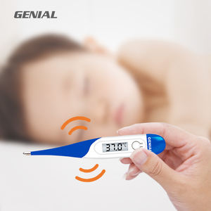 Termometer Basal Tubuh Elektrik dengan Penutup <span class=keywords><strong>Probe</strong></span> Oral Bersertifikat ROHS Plastik untuk Aplikasi Ketiak - Product Image 4