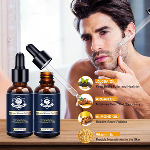 Kit de soin de la barbe Tot Selling avec huile de croissance de la barbe, étiquette privée, haute qualité, soin masculin, coffret cadeau de luxe, kit de croissance de la barbe - Product Image 3