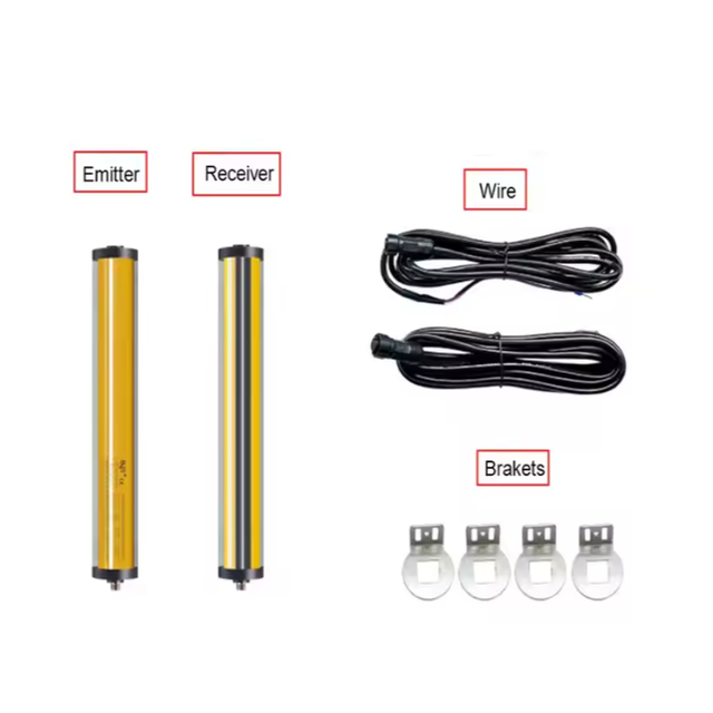 ESPE IP68 Waterproof Safety Light Curtain Sensor Industrial Area Safety Sensor Can Be Customized Aluminum Alloy