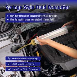 Pompe à siphon de transfert de carburant pour aspirateur de voiture, <span class=keywords><strong>seringue</strong></span> à fluide de 230 CC, pour <span class=keywords><strong>essence</strong></span>, nettoyant pour les mains pour les mécaniciens automobiles - Product Image 5