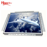 Monitor PC 10 Inci Bersertifikat CE,RoHs,FCC, DV 12V, Monitor LCD/LED 10 Inci Bingkai Terbuka Logam, Layar LCD Pos