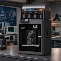 Imprimante 3D multicolore P1S Combo, CoreXY fermé, FDM, 256x256x256mm, 500mm/s, nivellement automatique, bureau, PLA, PETG, ABS, TPU