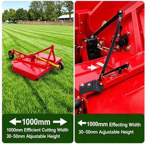 Cortadora Rotativa <span class=keywords><strong>de</strong></span> 3 Puntos Montada en <span class=keywords><strong>Tractor</strong></span>, Altura <span class=keywords><strong>de</strong></span> Corte Ajustable, Máquina Desmalezadora <span class=keywords><strong>para</strong></span> Huertos - Product Image 4