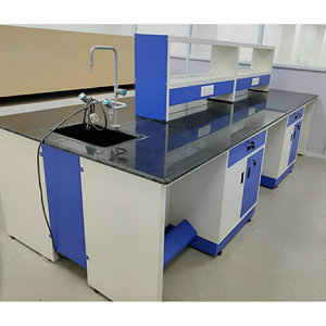 Plan de travail de laboratoire moderne anti-corrosion en gros pour les laboratoires de médecine et de chimie, résistant aux acides et aux alcalis, modèle ELS CWS 10 - Product Image 1