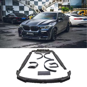 ชุดแต่งคาร์บอนไฟเบอร์แห้งสำหรับ BMW X6M ชุดแต่งสไตล์ Aulena ประกอบด้วยลิ้นกันชนหน้า ดิฟฟิวเซอร์ สปอยเลอร์ ฝากระโปรง ซุ้มล้อ ชุดแต่งไวด์บอดี้ X6M - Product Image 1