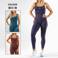 Combinaison de sport dos nu à séchage rapide pour femme, style tissus chauds, idéale pour le fitness et le yoga, pour femme grande taille