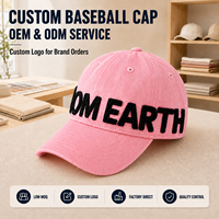 Gorra de Béisbol Rosa 2026 de Gran Venta con Bordado 3D de Letras Audaces, Estilo Dad Hat para Streetwear