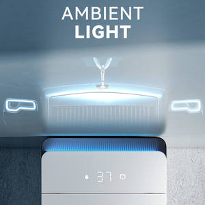 WC intelligent moderne en céramique MWD avec couvercle automatique intégré, bidet, toilette intelligente à poser au sol pour salle de bain ST-D104U S - Product Image 4