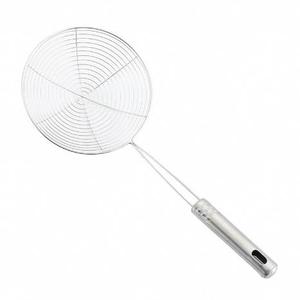 Syh1093 Ustensiles de cuisine en acier inoxydable : Louche et passoire à mailles fines argentées pour usage domestique - Product Image 6