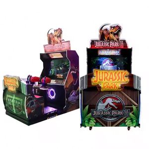 Simulateur de jeu d'arcade de tir en métal pour 2 joueurs Jurassic Park, machine vidéo à pistolets, console de jeu d'arcade à monnayeur, garantie 1 an - Product Image 5