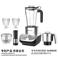 HappyPartner mélangeur multifonctionnel 6-en-1 mélangeur presse-agrumes mélangeur de jus mélangeur de nourriture électrique presse-agrumes broyeur Smoothie Maker