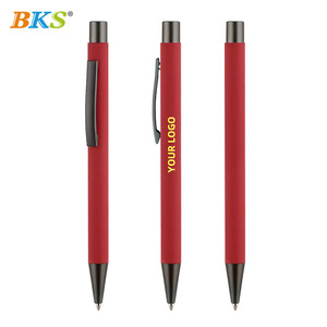 Penna a Sfera in Metallo di Alta Qualità 1.0mm con Logo Personalizzato per Uso Aziendale <span class=keywords><strong>BKS</strong></span> LY7370 Inchiostro Nero - Product Image 3