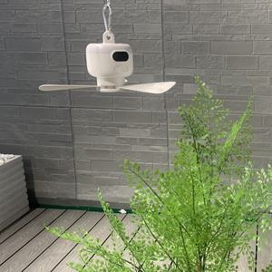 2024 Niuwa Portable Rechargeable Ceiling Fan with LED Light and Remote Contral Mini Electronic Hanging Fan with USB in Stock - Product Image 2