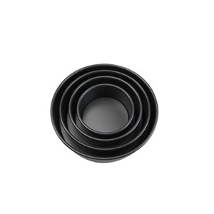 Springform Cake Pan 4-16 Inch Round Black Chiffon Baking Dish For Cake Making Oven Safe - Product Image 5