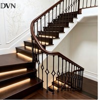 DVN Balustrades en fer forgé pour intérieur, décoration de maison, garde-corps de balcon, balustres d'escalier, résistantes à la rouille