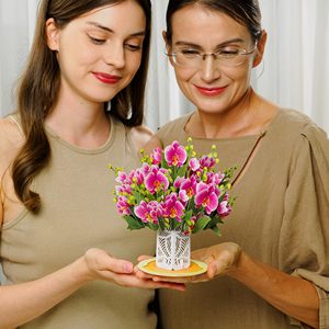 Biglietti d'auguri <span class=keywords><strong>Pop</strong></span>-Up di carta a grandezza naturale Bouquet di fiori 3D Popup - Product Image 3