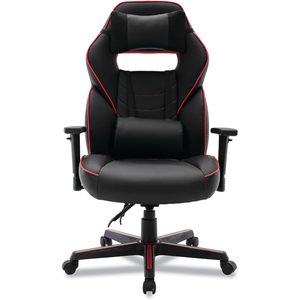 Alera BT-51593RED Silla ergonómica para juegos estilo carreras de 15,91 a 19,8 pulgadas. Altura del asiento Negro/Rojo - Product Image 2
