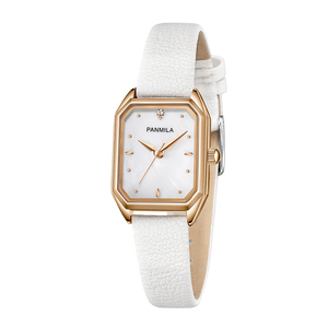 Set de Reloj de Pulsera Vintage para Dama de Proveedor con Maquinaria de Cuarzo Japonés y Correa de Cuero, Caja de Acero Inoxidable, Ideal para Regalo - Product Image 6