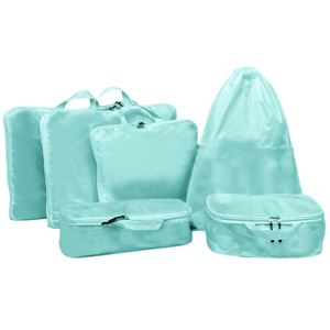 Sac de voyage unisexe au meilleur prix, organiseur de vêtements en tissu avec double fermeture éclair et grande capacité, style couture tendance - Product Image 2