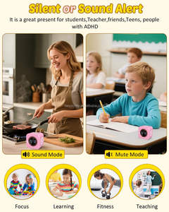 Minuteur numérique Pomodoro Cube 5/<span class=keywords><strong>10</strong></span>/25/50 min, Minuteur visuel de productivité pour enfants, <span class=keywords><strong>Compte</strong></span> <span class=keywords><strong>à</strong></span> <span class=keywords><strong>rebours</strong></span> personnalisé, Modes silencieux et sonores - Product Image 6