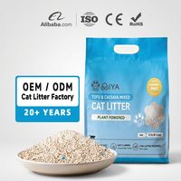 Litière pour chat en tofu et manioc de qualité supérieure, agglomérante rapide, super absorbante, anti-odeurs, vente en gros, directement de l'usine