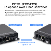 4 kanal RJ11 telefon PCM ses Fiber optik alıcı-verici M RJ45 portu ile 100 dönüştürücü