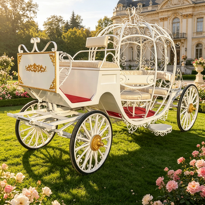 Chariot de mariage en forme de citrouille de haute qualité pour photos, excursions panoramiques, défilés de festivals et usage commercial, <span class=keywords><strong>prix</strong></span> abordable sur mesure - Product Image 5