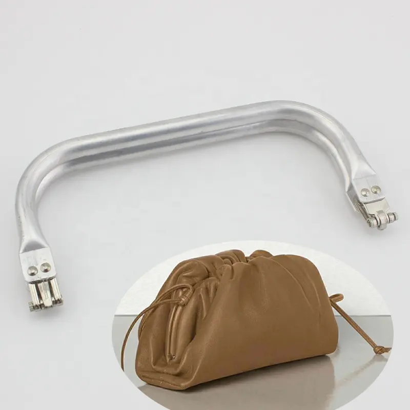 गर्म बिक्री Wholesales 4 आकार 15-19-21-25mm बैग फ्रेम संभाल धातु बैग आंतरिक ट्यूबलर क्लच चमड़े के बैग सामान