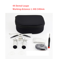 Loupes dentaires 4X, loupe binoculaire Kepler, loupe chirurgicale, longue distance de travail
