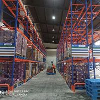 Entrepôt industriel conventionnel rayonnages de stockage poids lourd prix le plus bas rayonnage à palettes sélectif étagères et rayonnages empilables