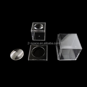 Tinh thể rõ ràng côn trùng Mẫu Acrylic trong suốt Kính lúp hiển thị hộp - Product Image 3