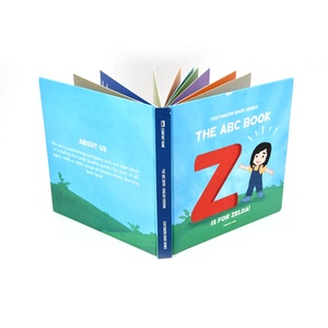 High Quality Hardcover Children's <strong>Alphabet</strong> Book Offset <strong>Printing</strong> on Art Paper Coated Paperboard Inner Hard Cardboard Durable Use - Product Image 1