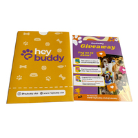 Promotion Offre Spéciale Utiliser une étiquette pour animaux de compagnie Coupon de réduction Emballage de carte-cadeau Enveloppe d'affaires Manchon d'enveloppe en papier avec carte