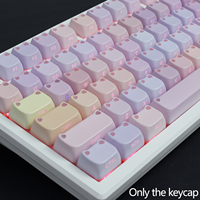 Ensemble de touches de clavier mignonnes en forme de chat, profil Mao, en PBT/PC, pour clavier mécanique avec commutateurs MX