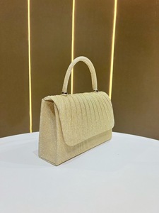 Bolsos de mano elegantes con diamantes para mujer, bolso plisado de lujo para mujer, bolsos de noche de lujo, bolso de gran capacidad, bolsos de hombro para mujer - Product Image 2